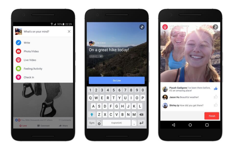 Facebook Live Broadacast