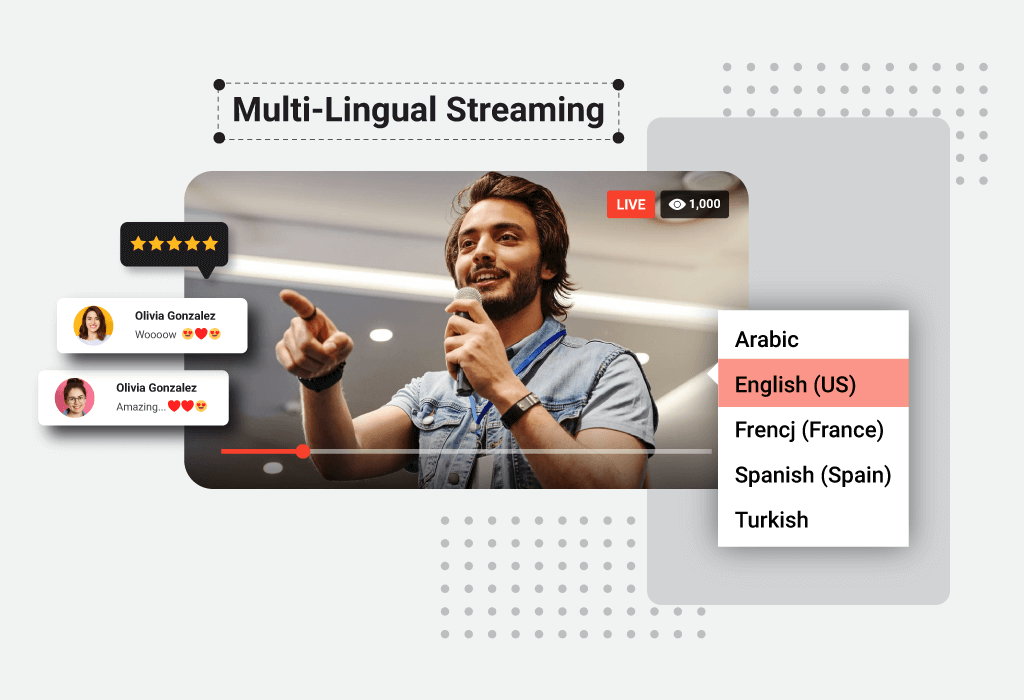 Multi-Lingual Streaming