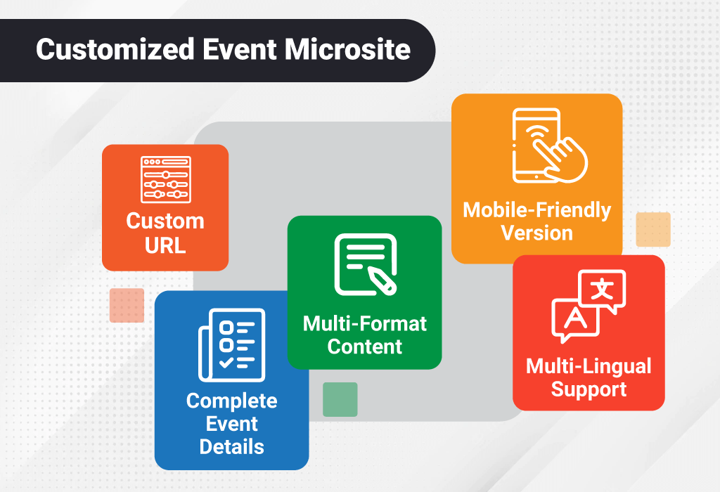 Customized Event Microsite