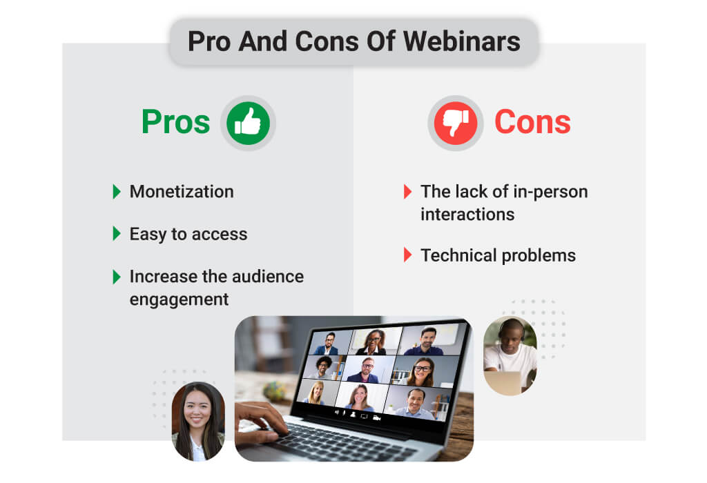 Pros and Cons of webinars
