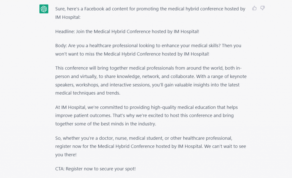 medical hybrid conference