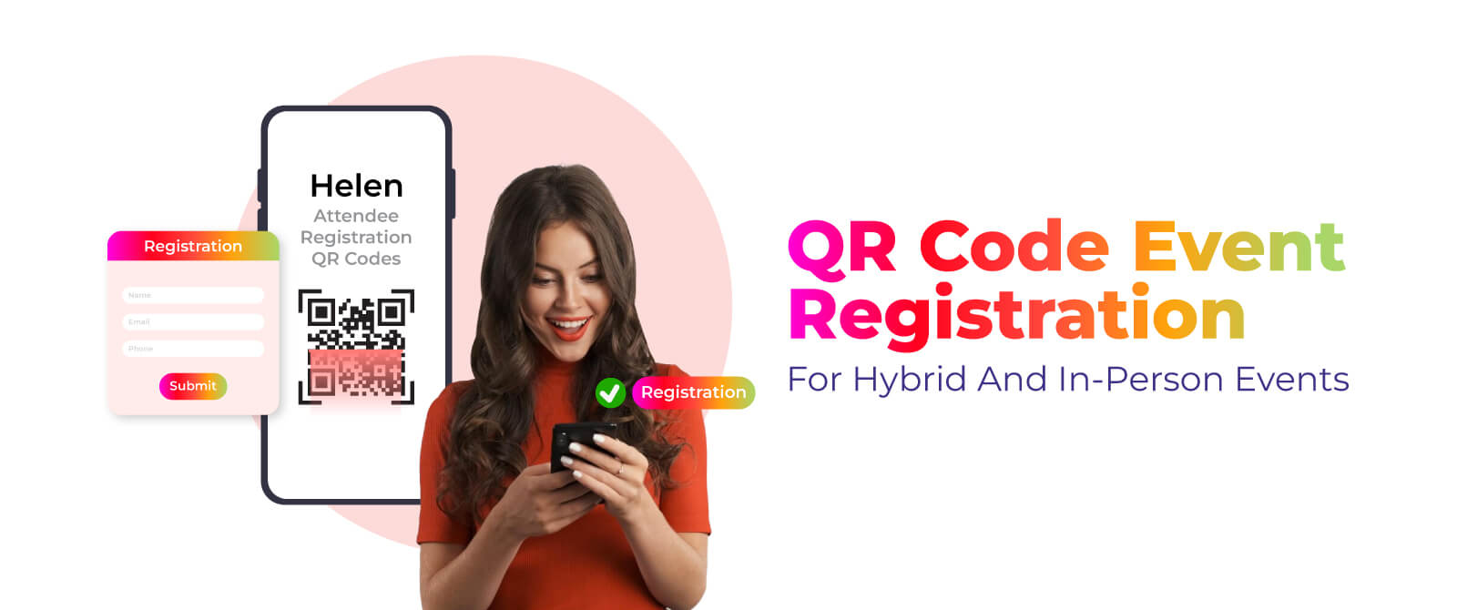 QR Code for Event Registration In  In-person and Hybrid Events