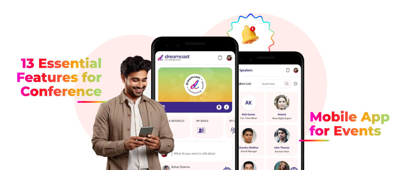 13 Essential Features for Conference Mobile App for Events