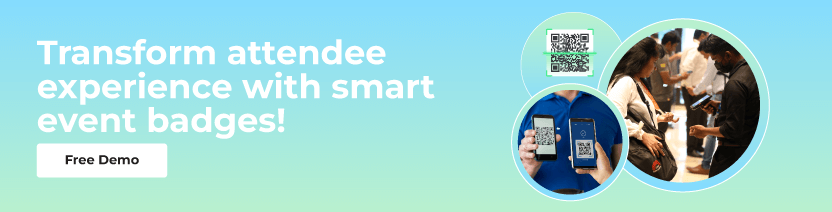 experience with smart event badges