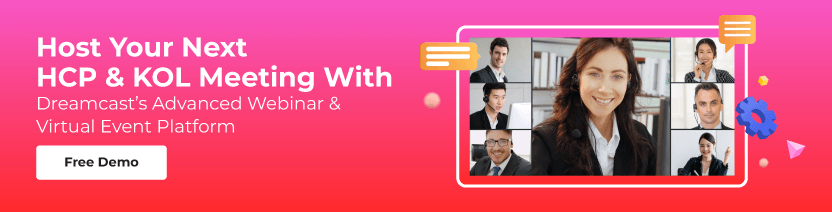 Book A Demo - Host HCP & KOL Meeting