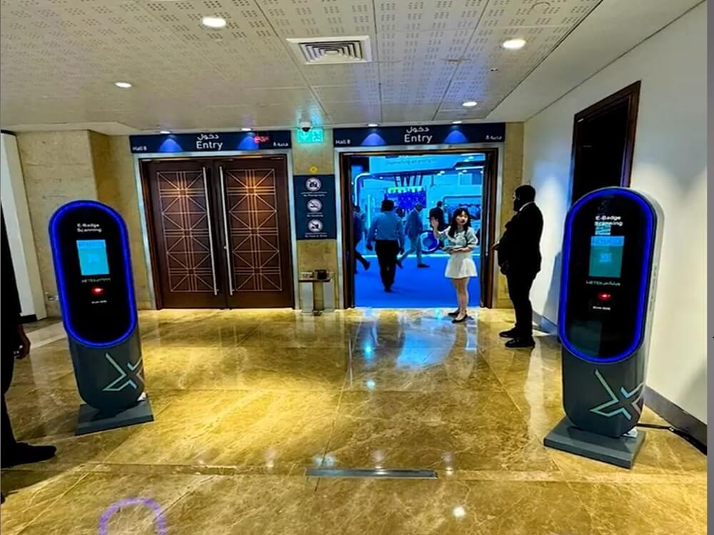Self event registration check-in kiosks