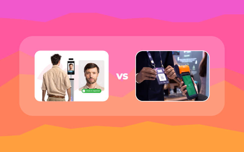 Face-Recognition Check-In versus QR Badge Scanning